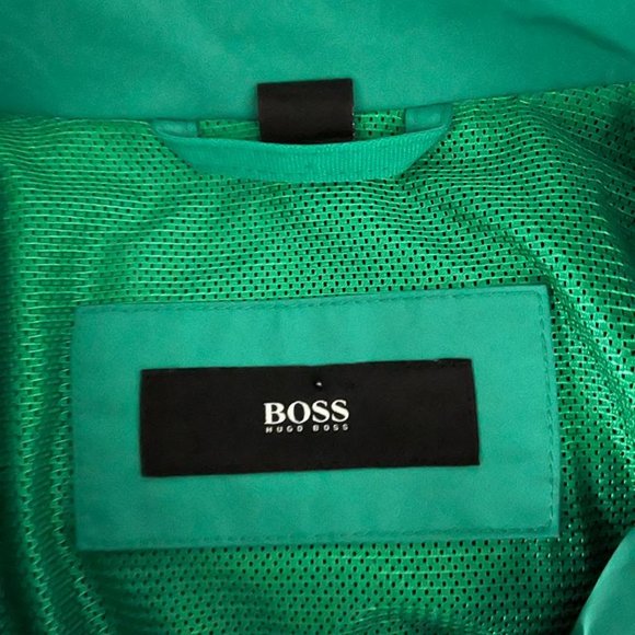 Hugo Boss "Crosan" Green Men's Full Zip Basic Jacket 36 R - Picture 3 of 8